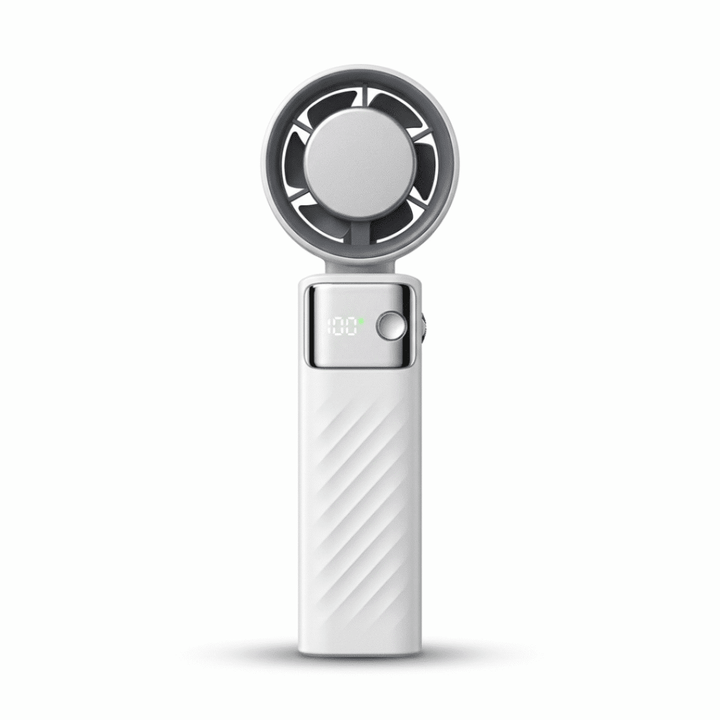 JF132 Portable Mini Handheld Cooling Fan White BD